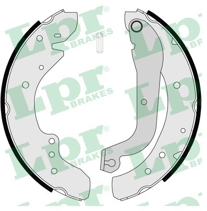 LPR GROUP Zestaw szczęk hamulcowych GROUP 07105