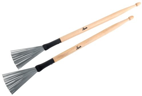 XDrum 2 w 1  pałeczki i miotełki perkusyjne, długość całkowita: 37 cm, szerokość miotełki: 6,5 cm 00033070