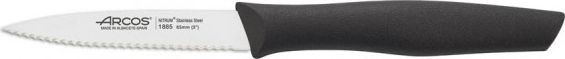 Arcos Nóż do obierania 85mm ząbki czarny NOVA 188510