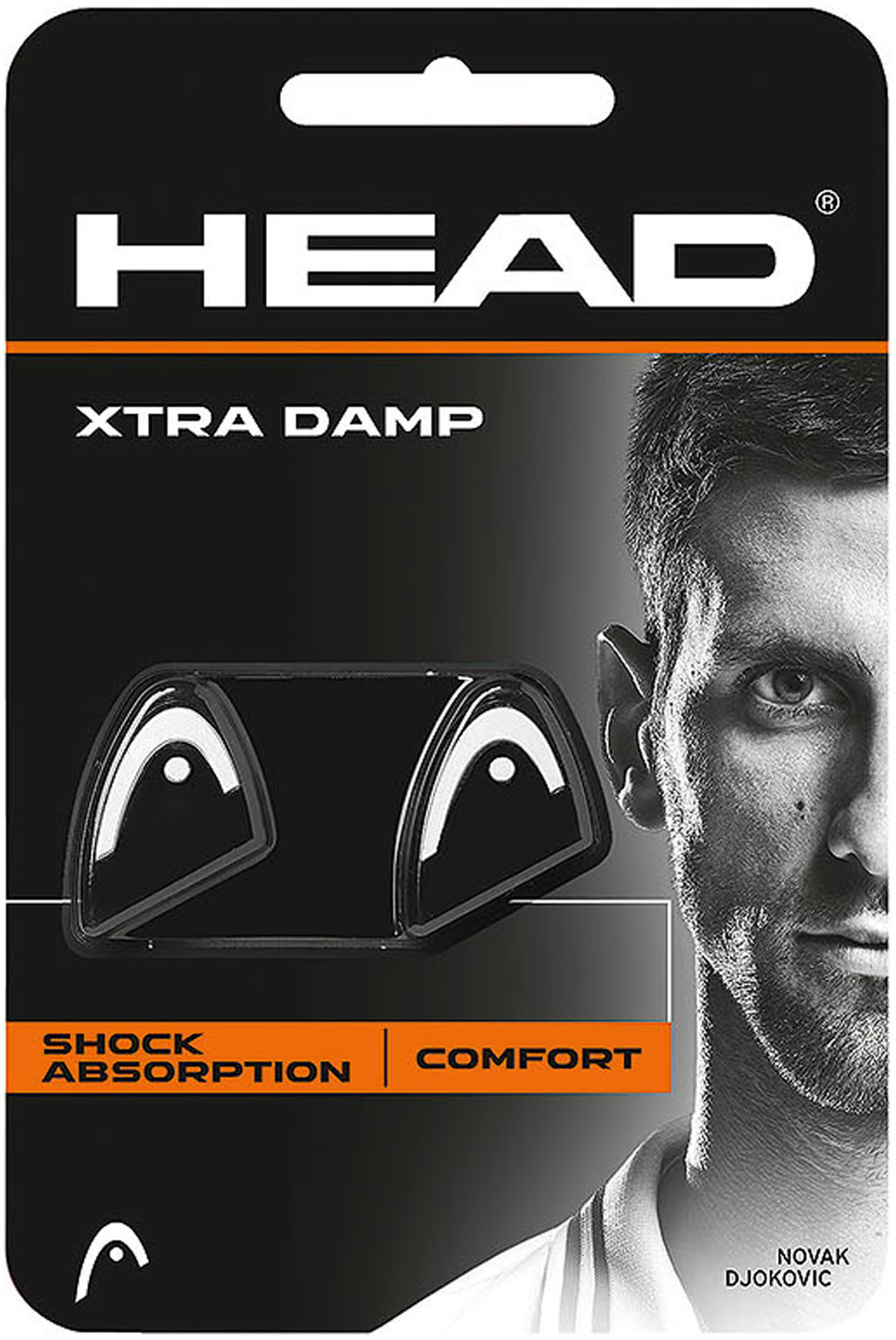 Zdjęcia - Akcesoria Head Wibrastop  Xtra Damp Black/White  (2 Pack)