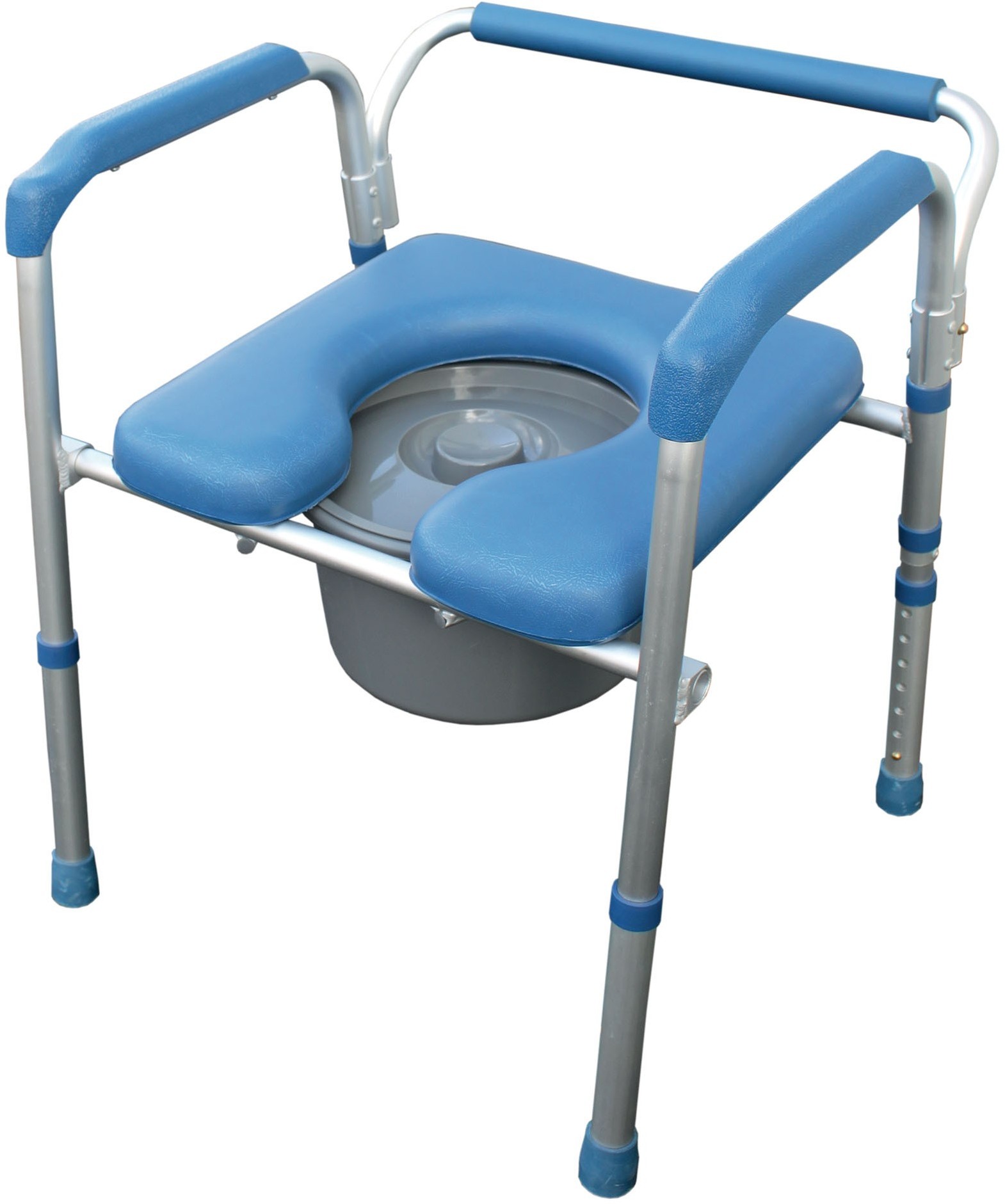 Fotel sanitarno prysznicowy 4w1 z regulacją wysokości PLK035