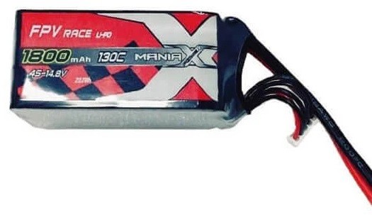ManiaX 1300mAh 14.8V 130C Racing ManiaX MXP4S-1300-130C