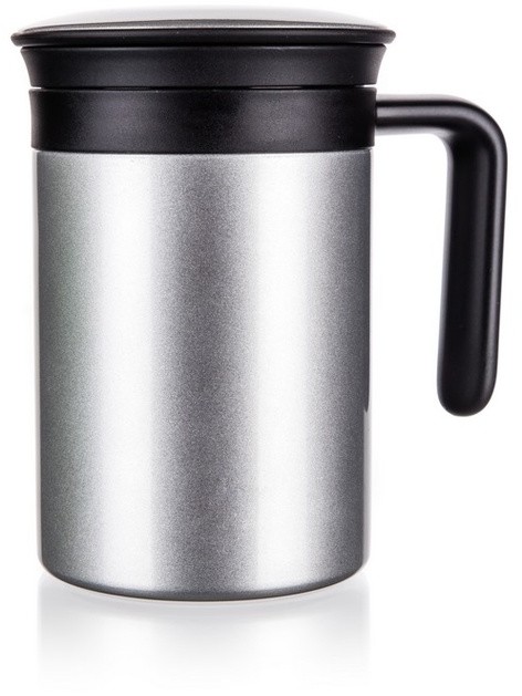 Banquet Kubek termiczny stalowy PHASE 480 ml, srebrny