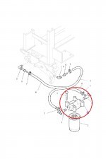 NEW HOLLAND CASE GŁOWICA MOCOWANIE FILTRA CASE CNH 9626900 9626900