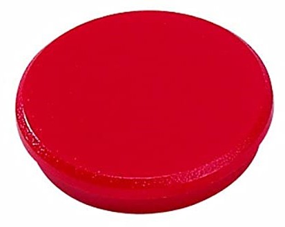 Dahle Dahle 24 mm magnes - czerwony (opakowanie 10 szt.) B000WV4QC0