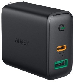Aukey AUEKY PA-D1 ŁADOWARKA SIECIOWA 30W 2XUSB PD 3.0 2_419366