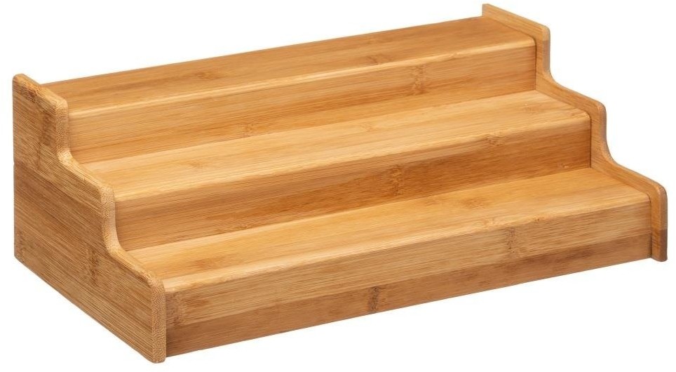 Secret de Gourmet Organizer na przyprawy bambusowy 3 poziomy 167707
