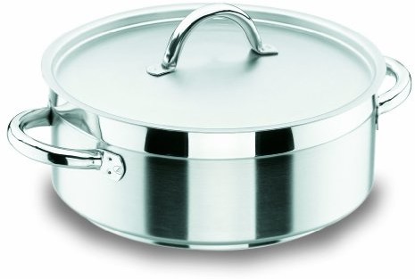Lacor 54028s garnek do pieczeni bez pokrywy średnica 28 cm Chef Luxe 54028S