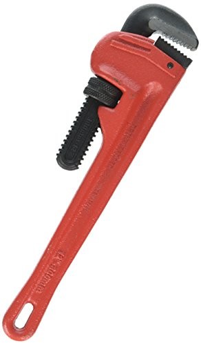 Rothenberger 1000001332 jednoręczny klucz nastawny do rur Heavy Duty, czerwony 1000001333