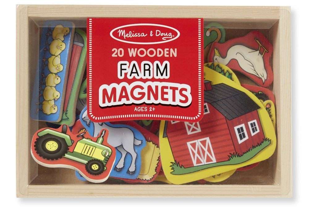 Melissa&Doug Magnesy na lodówkę Farma 20szt. 19279