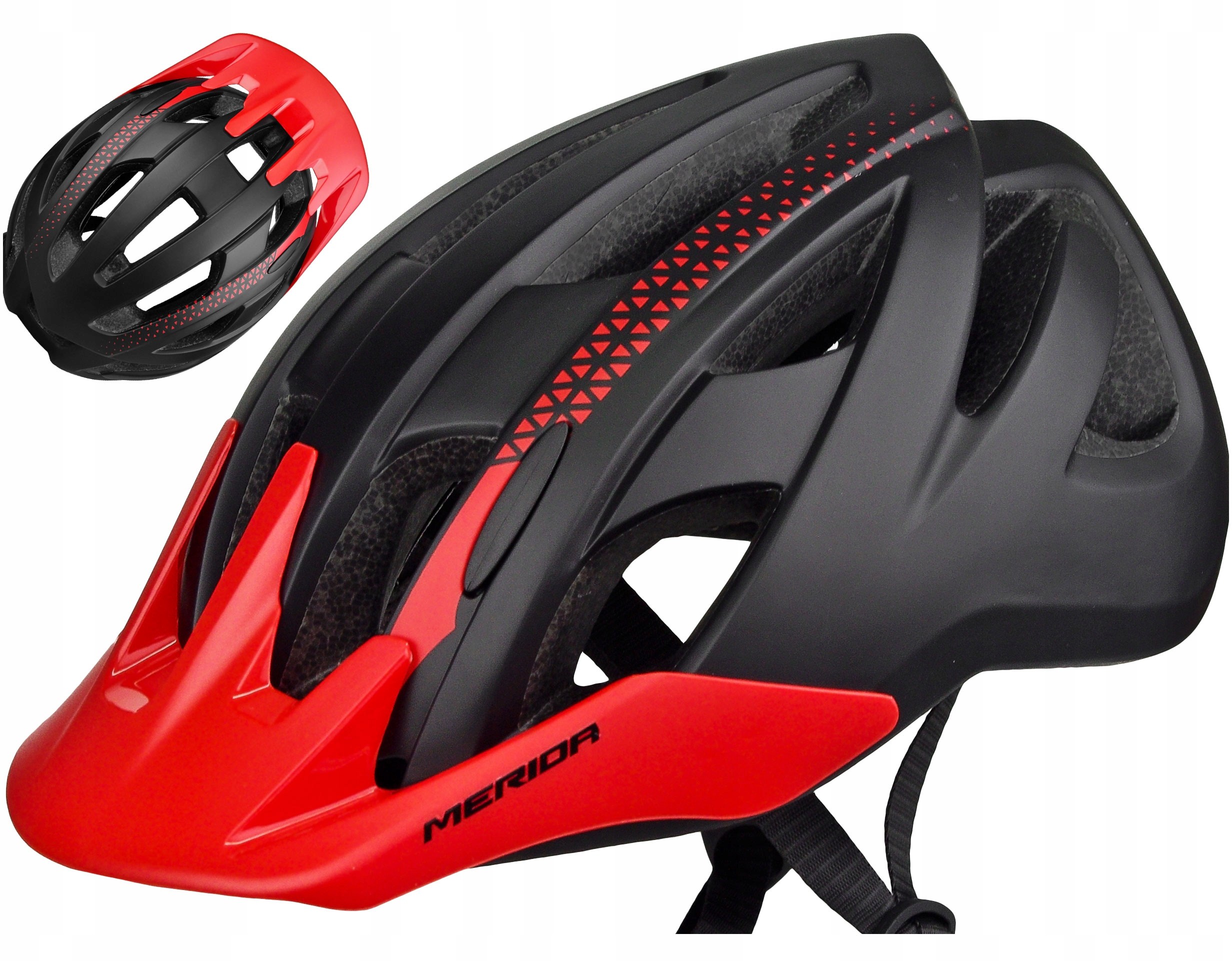 Modi Merida Young Black/red In-mold 55-58 CM / M