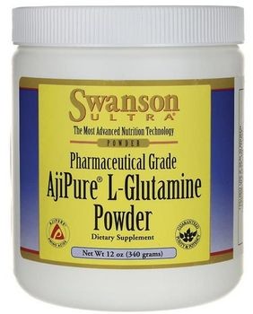 SWANSON Health Ajipure L-glutamna L-glutamine Powder 340g 087614024288