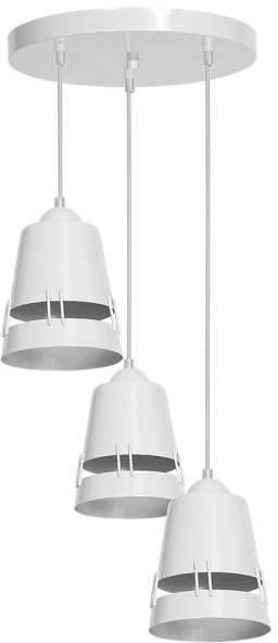 Milagro LAMPA wisząca APOLLO 773 industrialna OPRAWA zwis kaskada biała 773