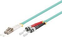 MicroConnect Patchcord światłowdowy LC/PC-ST/PC 50/125 OM3 15m FIB412015 FIB412015