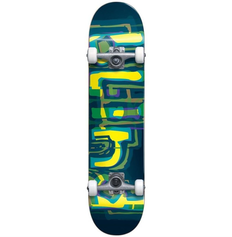 Blind zestaw Logo Glitch Fp Complete Green/Yellow GREEN-YELLOW)