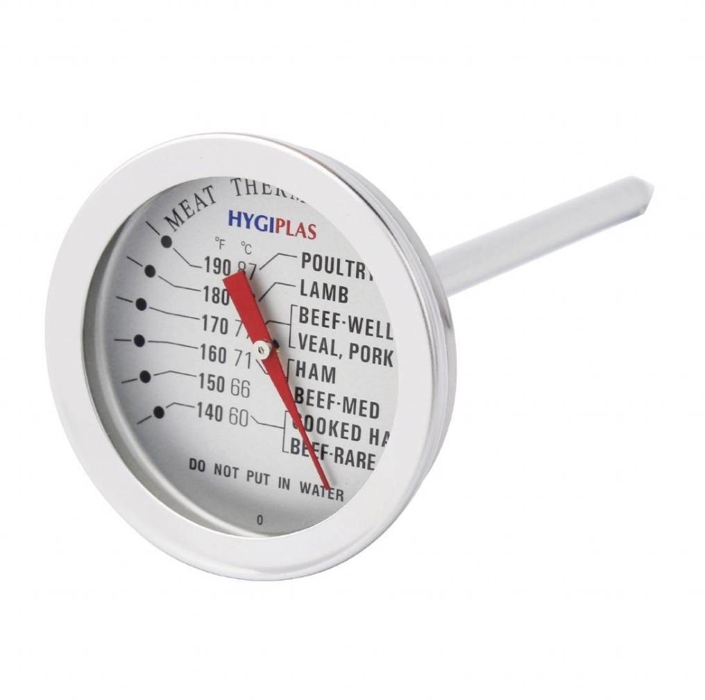 Hygiplas Termometr do mięsa | śr. 52x(H)123mm | 60°C do 87°C J212