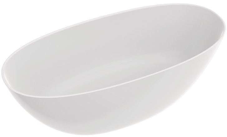 Marmorin Wika 160x70,5x56,7 cm Wanna wolnostojąca Mineralicast biała PW648011600