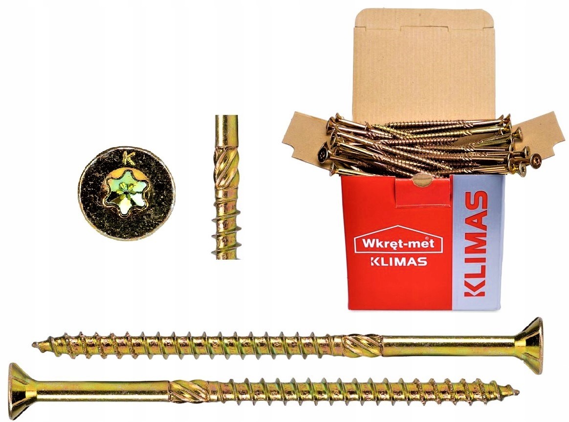 Wkręty Ciesielskie Do Drewna 4X70 Torx 250 szt