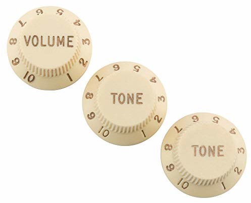 Fender Road Worn Strat Knobs Aged White 997209000