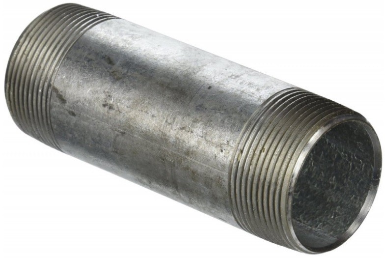 Króciec Obustronnie Gwintowany 1/2' x 100 MM Ocynk