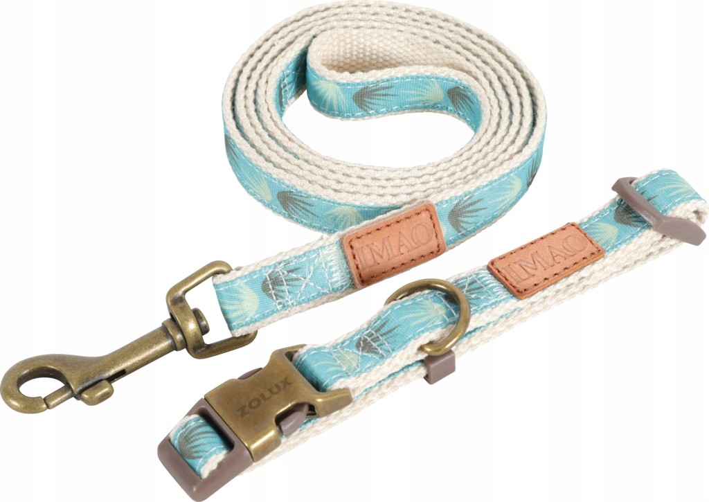 Zolux Smycz Imao Taiga 15 mm/1,2 m kol. niebieski