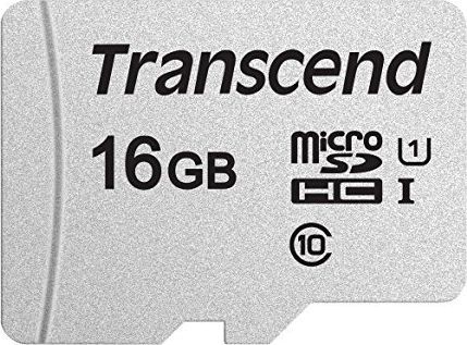 Transcend MicroSDHC 16GB UHS-I/U1 TS16GUSD300S TS16GUSD300S