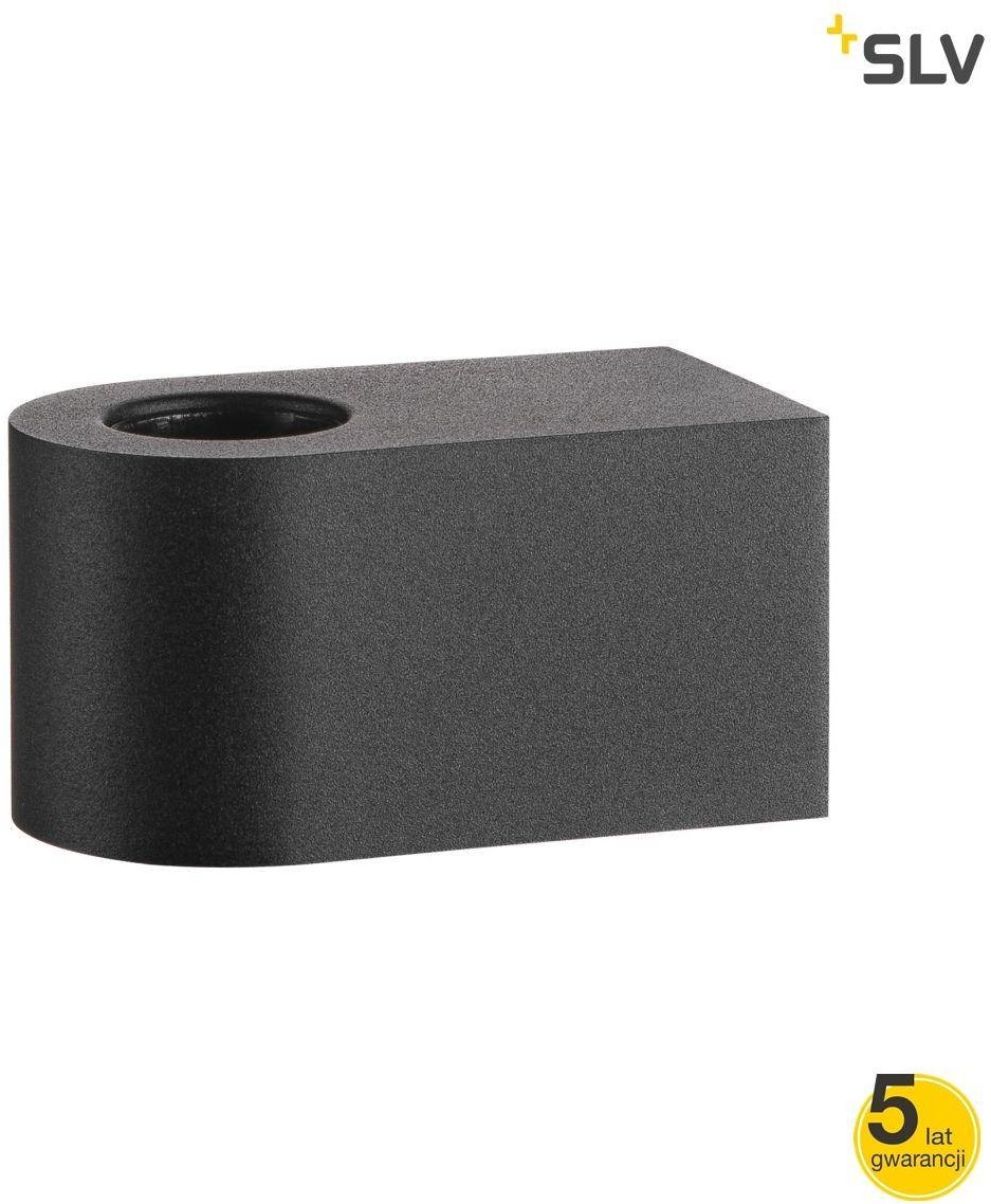 Spotline SLV FITU CUBE wewnętrzna lampa ścienna natynkowa E27 czarna 1004738