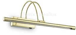Ideal lux Kinkiet LED Bow kol złoty matowy 121178) Ideal Lux