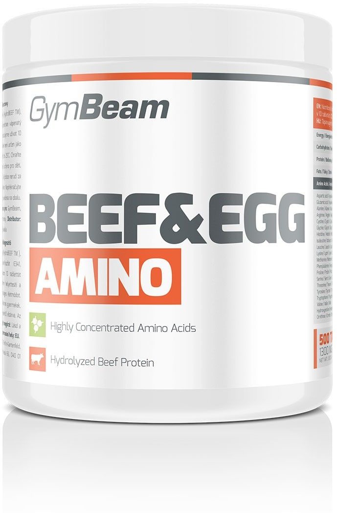 Gymbeam Beef&Egg aminokwasy 500 tab