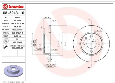 BREMBO 08.5243.10