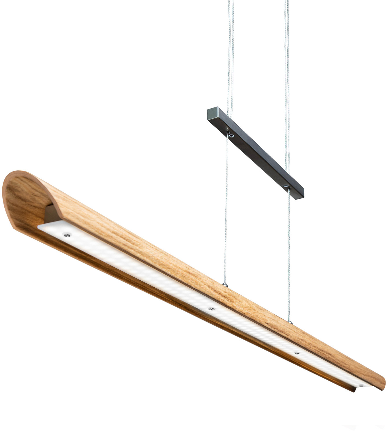 ELOBRA Lampa wisząca LED Colombia S, dąb naturalny