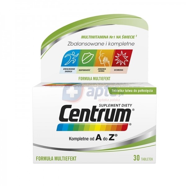 Wyeth Centrum z formułą Multiefekt 30 szt.