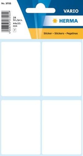 NoName etykiety 40 x 55 mm papier biały 28 szt twm_406206