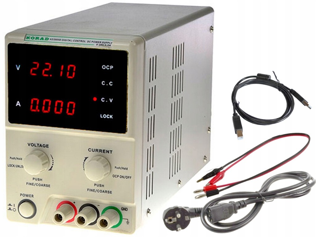 Korad Zasilacz Laboratoryjny KD3005P 30V5A ŁączePC