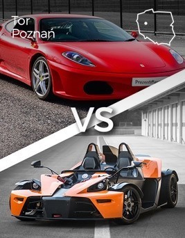 Jazda Ferrari F430 vs KTM X-BOW  Tor Poznań P0003502