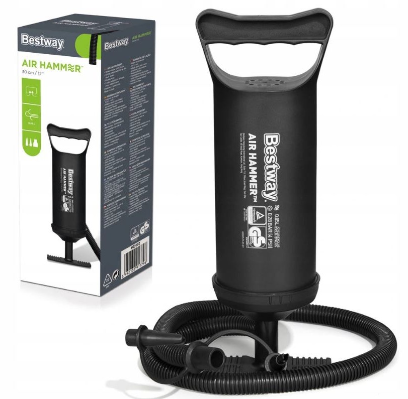 Bestway Pompka ręczna 30cm do materacy piłek 62002