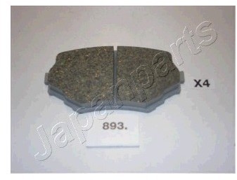 JAPANPARTS Zestaw klocków hamulcowych, hamulce tarczowe PA-893AF