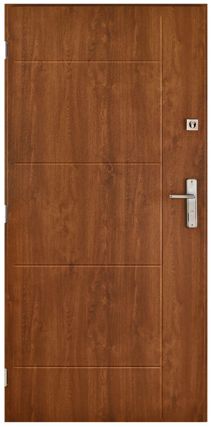 Pantor Drzwi zewnętrzne Rodan złoty dąb 90L