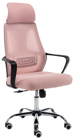 Opinie o Różowy ergonomiczny fotel biurowy Fisan