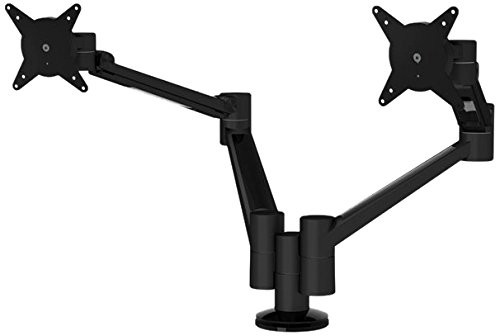 Dataflex 58.653 uchwyt monitora, metalowy, czarna, 23 x 37,5 x 27 cm 58.653