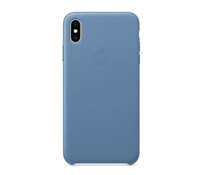Apple iPhone XS max Leather Case niebieskie (MVFX2ZM/A)