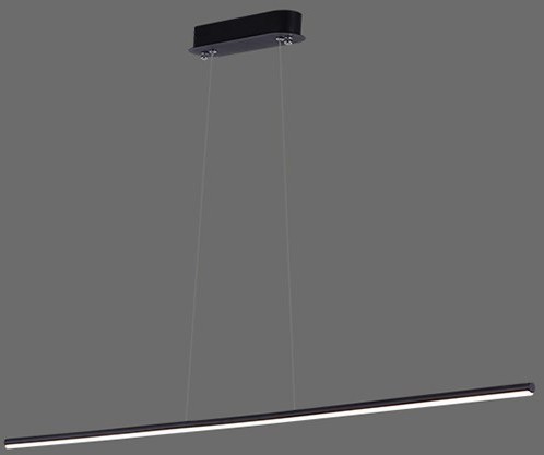 Altavola Design Lampa wisząca LINEA No.1 120cm czarna 3k LA089/P_120_3k