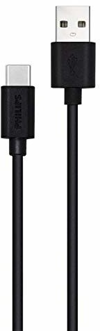 Philips DLC3106A/00 - kabel USB-A na USB-C - 200 cm - czarny DLC3106A/00