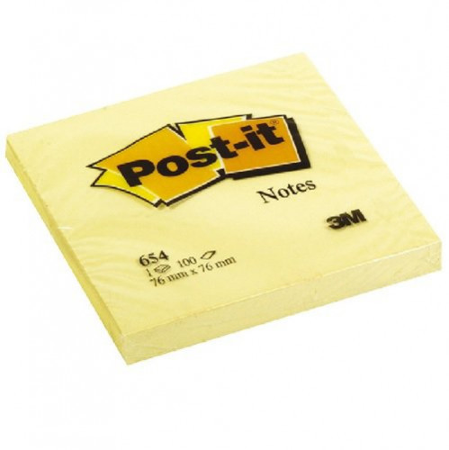 Post-It Karteczki żółty 76x76 654