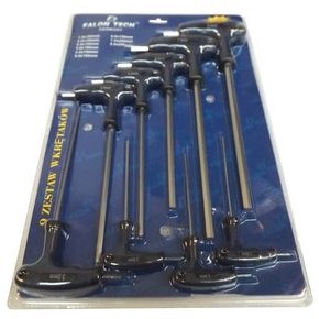 FALON-TECH Klucze kątowe imbus 9el młotki imbus młoteczki