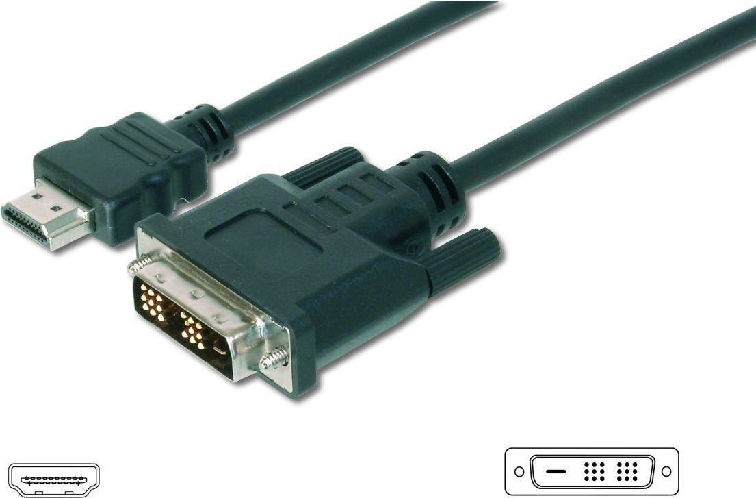 Digitus Kabel HDMI DVI-D 3m czarny AK-330300-030-S AK-330300-030-S