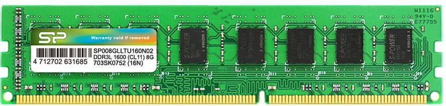 Silicon Power DDR3L 8 GB 1600MHz CL11 SP008GLLTU160N02 SP008GLLTU160N02
