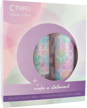 C-THRU C-THRU Tender Love zestaw Woda toaletowa 30ml + dezodorant 150ml dla kobiet 73011