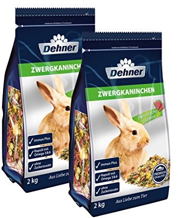 Dehner rozpychacz Premium króliczek podszewka, 2 X 2 kg (4 kg) 3033073