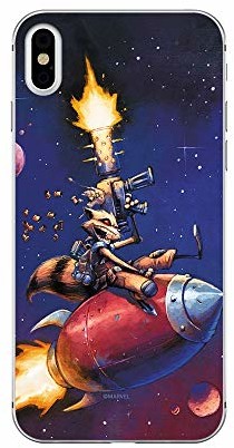 ERT GROUP Oryginalne etui Marvel Rocket 007 iPhone XS Max Phone Case Cover MPCROC2703